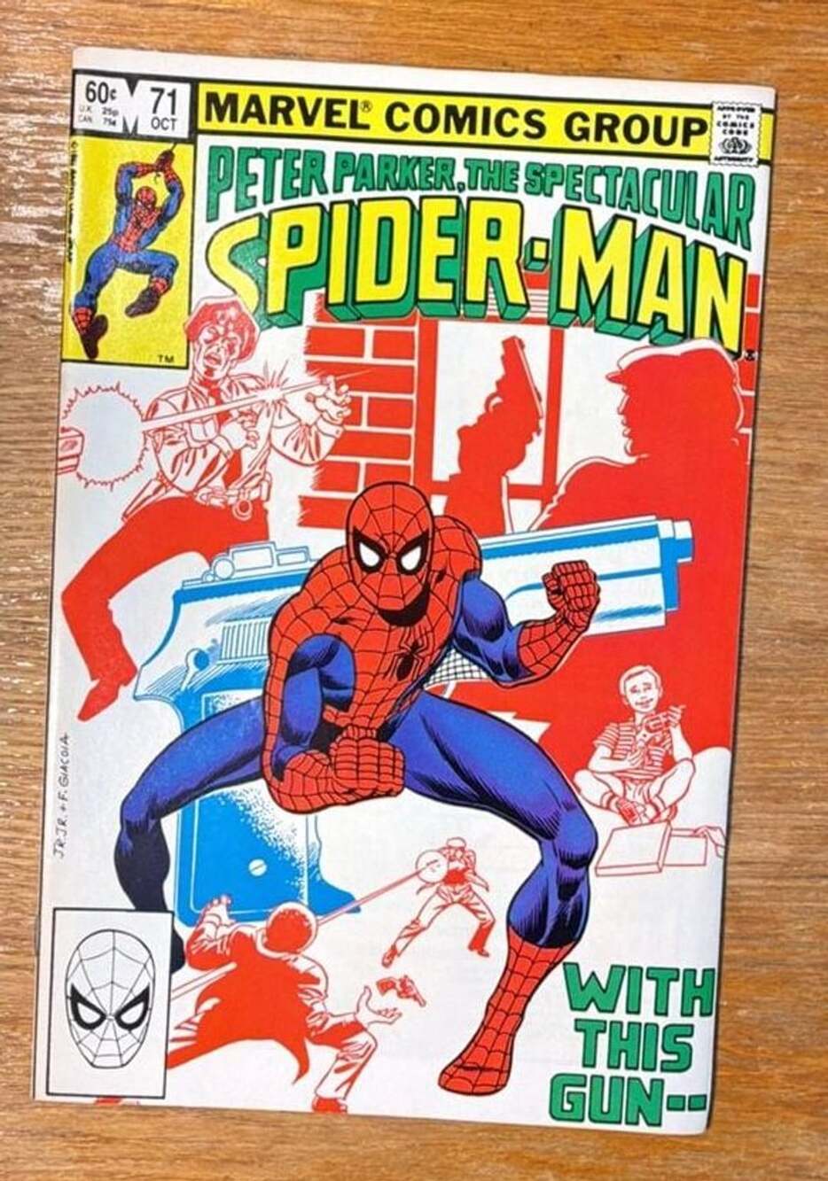Peter Parker, The Spectacular Spider-Man #71 Comic Book (Marvel, 1982)
